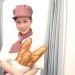 可愛いパン屋さんのお姉さんの朝倉ここなちゃんが制服姿で爆乳を出しまくりアソコも真性中出しセックスで挑む。２２歳のここなちゃんがゴックンでも綺麗にしてくれる（1分00秒）
